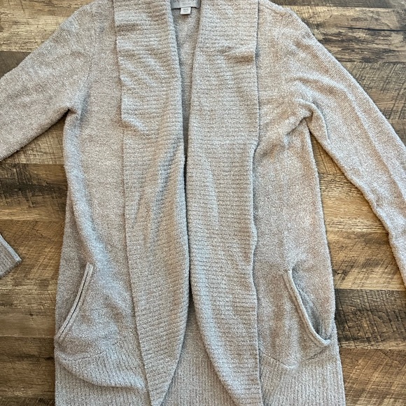 Barefoot Dreams Cozychic Lite Open Front Cardigan Sweater - Picture 7 of 12